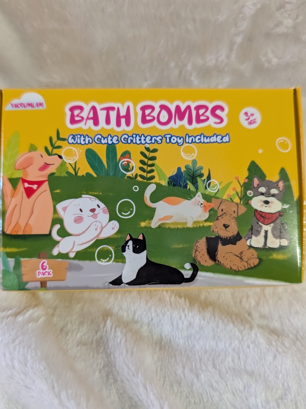 Bath Bombs with Cute Critters Toy